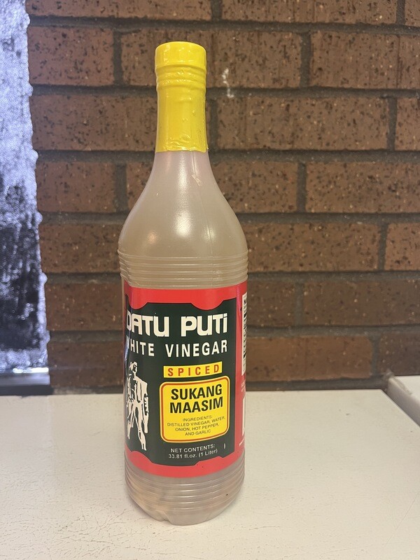 Datu Puti White Vinegar Spiced (BOTTLE)/or plastic