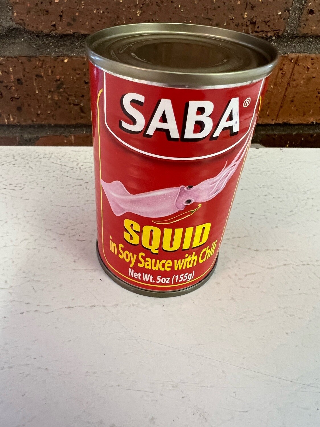 Saba Squid In Soy Sauce In Can 155g