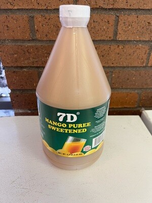 7D Mango Purée Sweetened 1/2 gallon