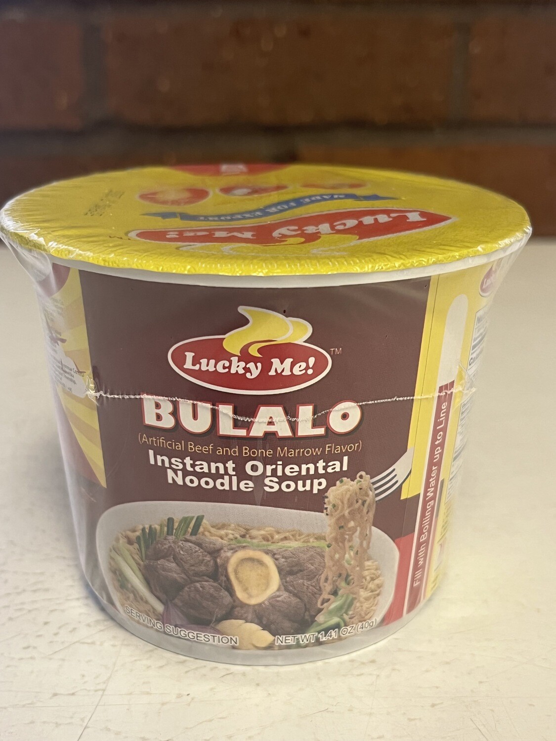 Lucky Me Bulalo mini bowl