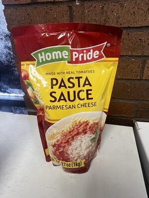 Home Pride Pasta/Spaghetti Sauce W/ Parmesan Cheese Big