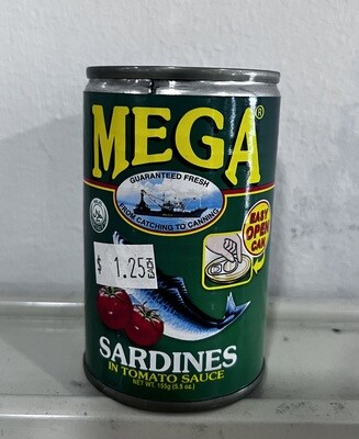 Mega Sardines In Tomato Sauce Green