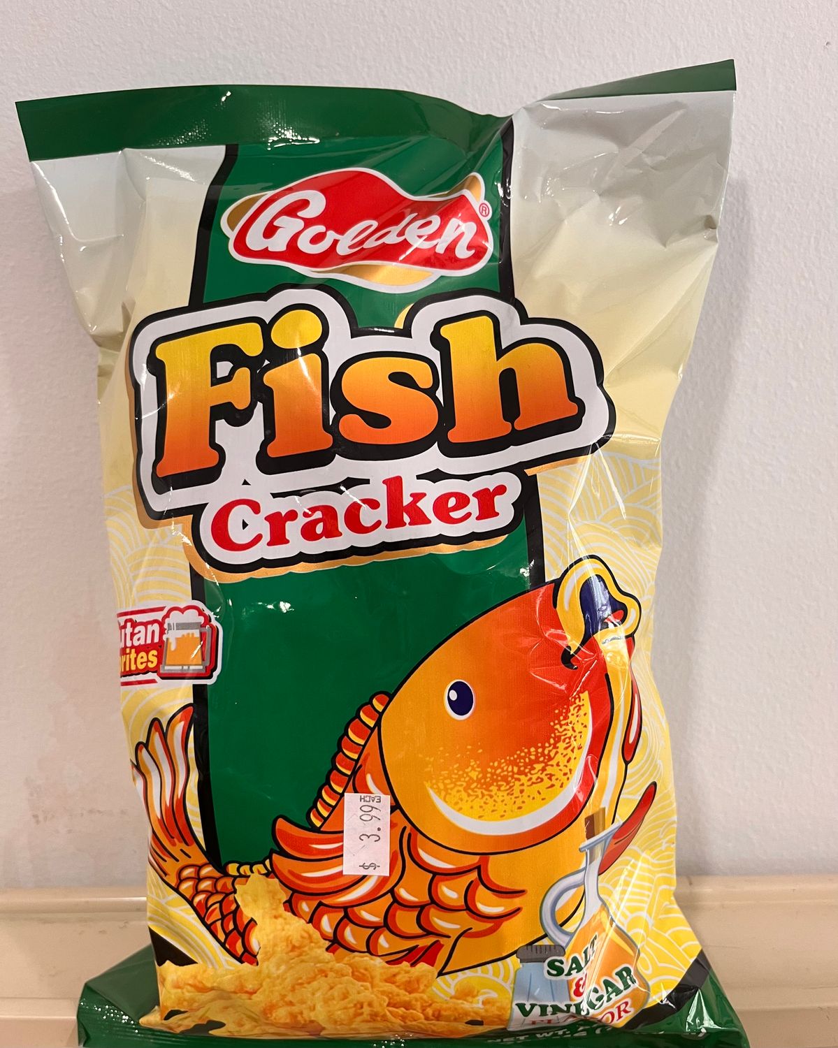Golden Fish Cracker Salt And Vinegar