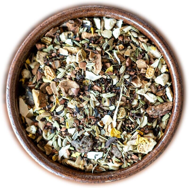 Tisana “Digestè” - Tisana naturale di Erbe e Foglie creata appositamente per un’azione Digestiva e Drenante - 150g Tisana Digestiva...