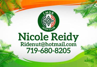 Irish Club Luggage Tag with Strap