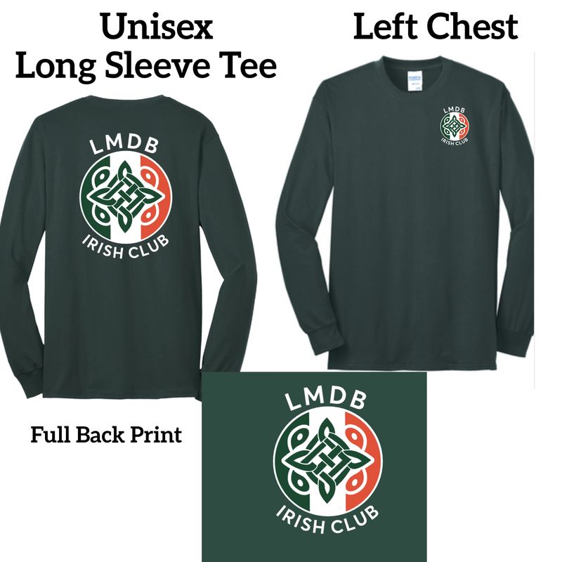 Irish Club Mens long sleeve tee