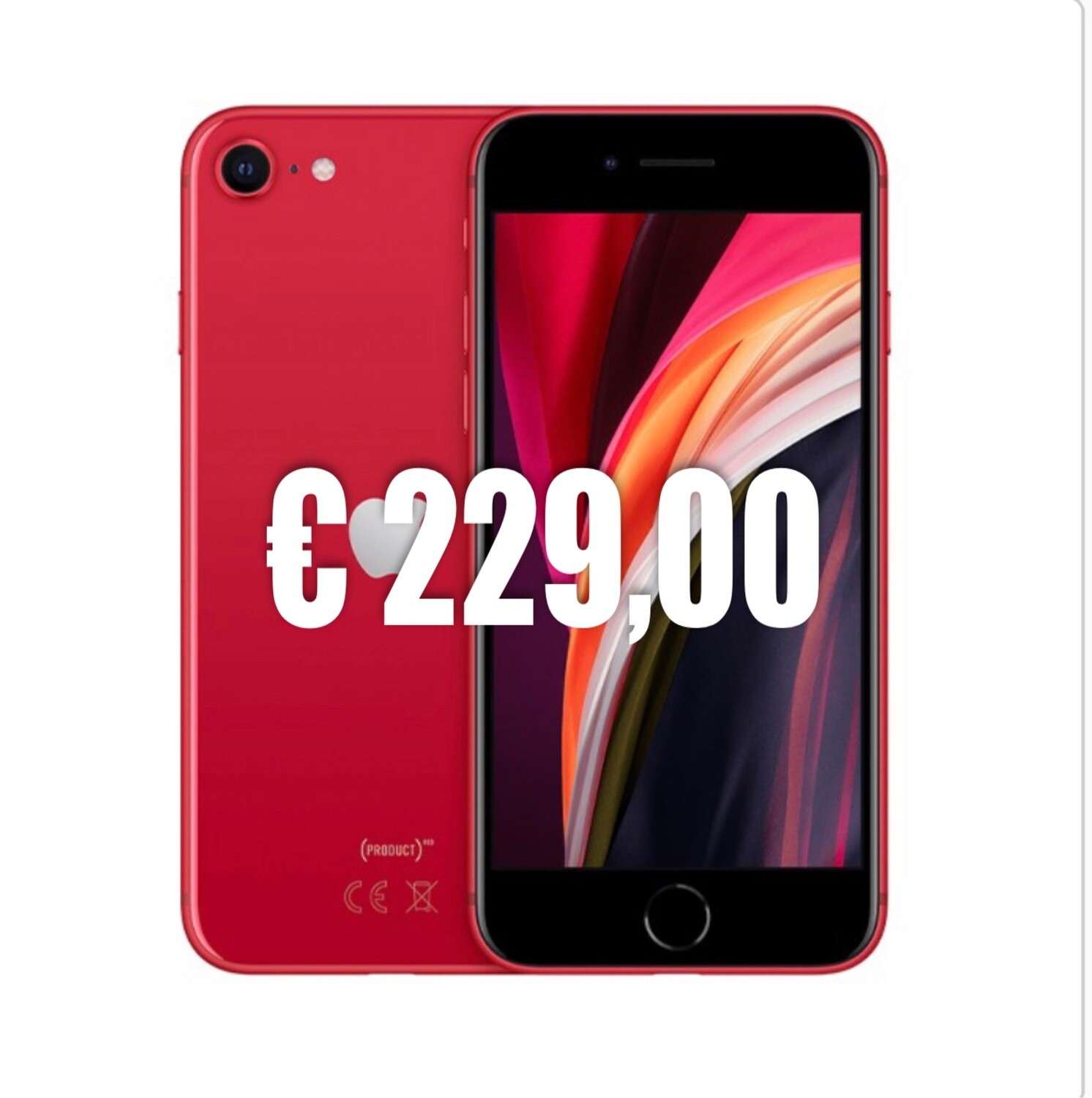 Apple iPhone SE 2020 128GB Red (Seconda gen.)4.7&quot; Rosso