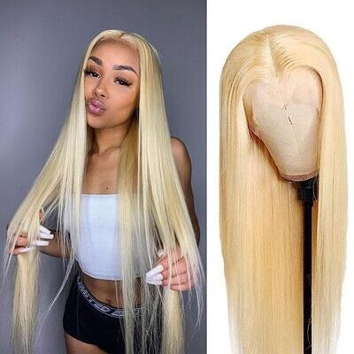 Junoda Hair 613 Honey Blonde Human Hair 13x4 Lace Wig For Women High Quality