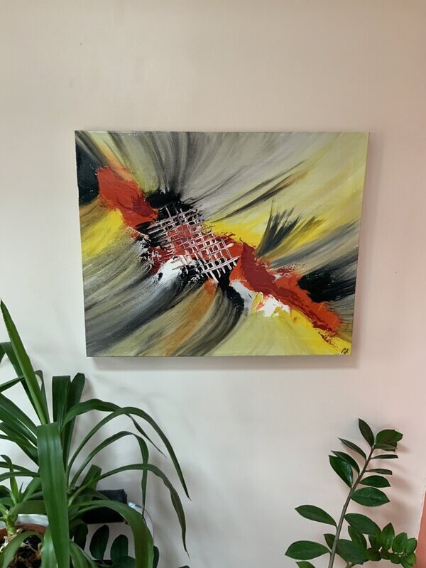 Orange Diagonal/Yellow