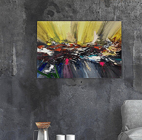 Yellow/Purple Explosion