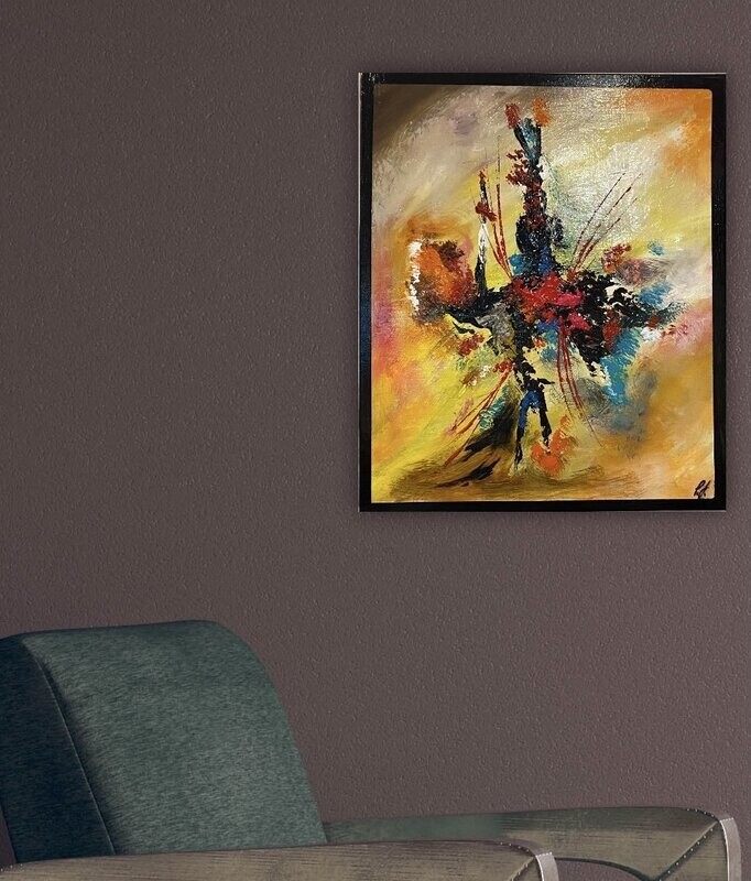 Red to Black Explosion/Vertical