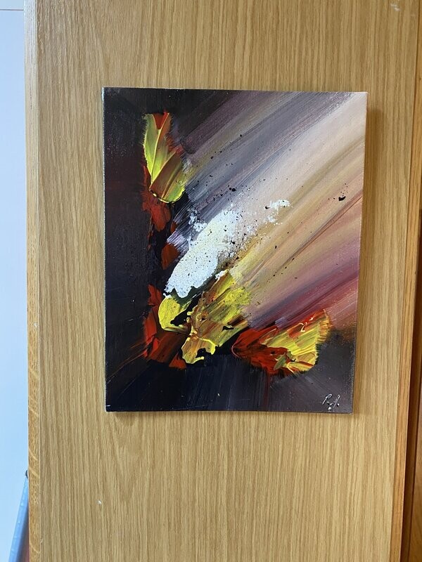 Brown, Yellow Explosion