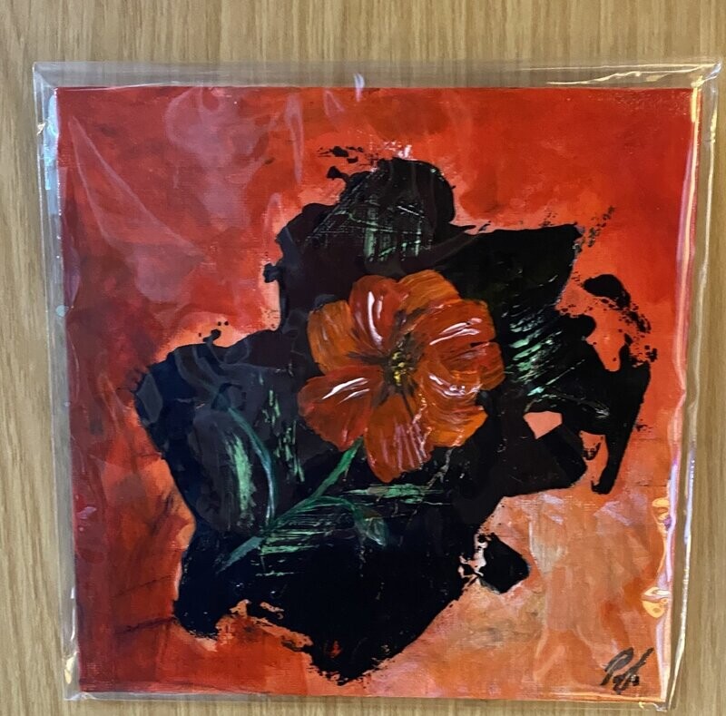 Mini Flower Abstract/Red