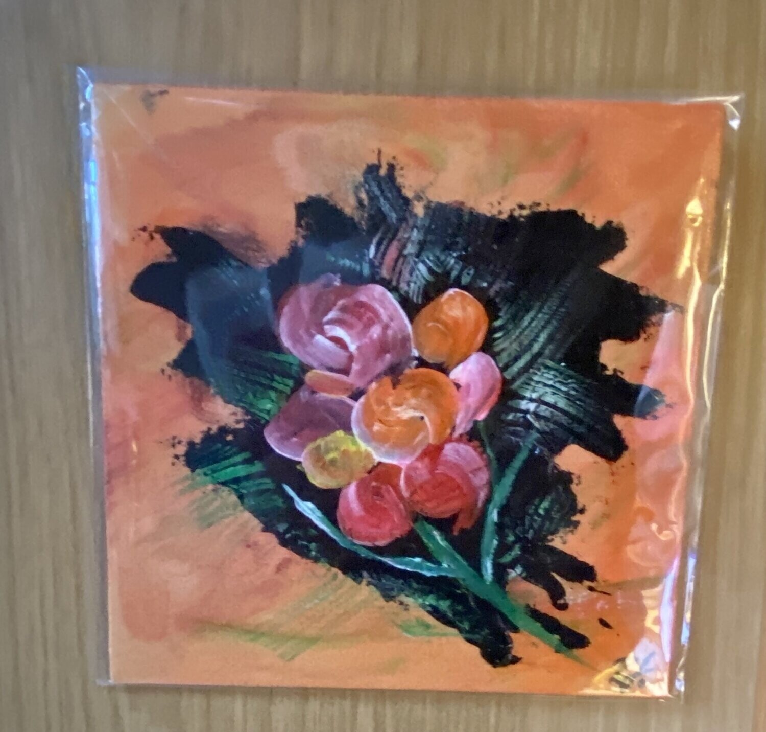 Mini Flower/Abstract Pink, Orange