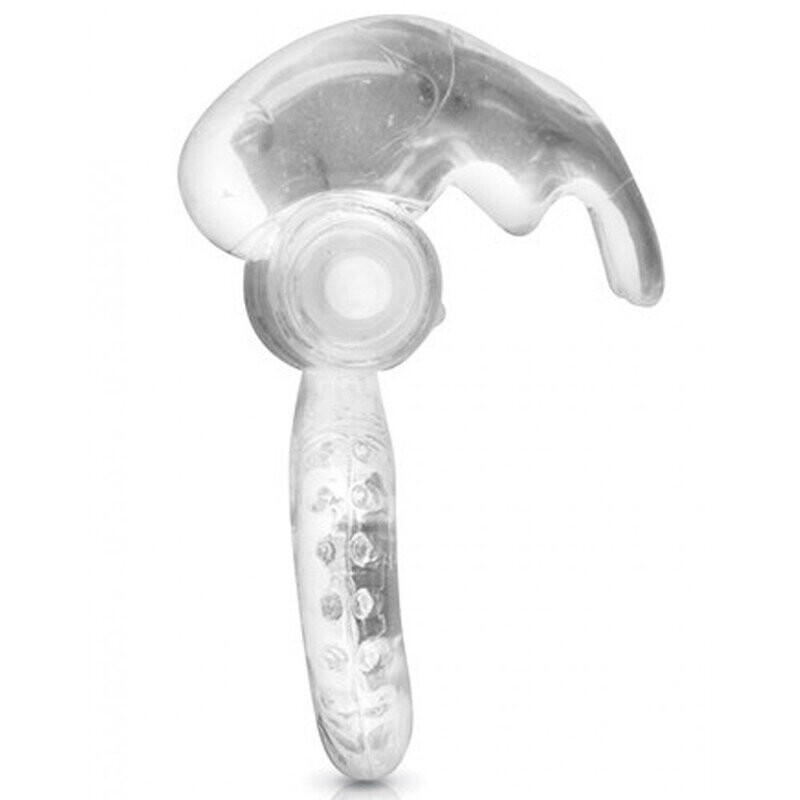 Cockring vibrant avec stimulation du clitoris