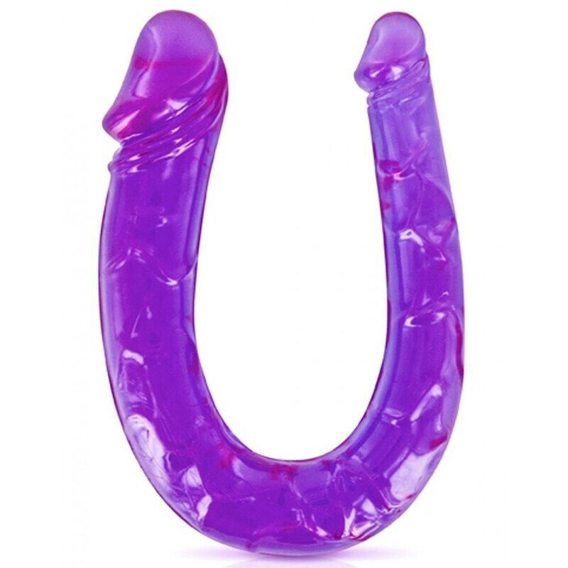 Double dong gode flexible violet 29.5cm