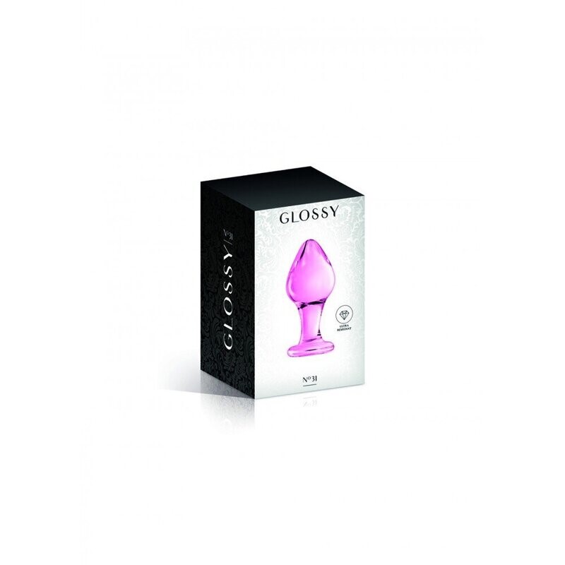 Plug anal boule en verre