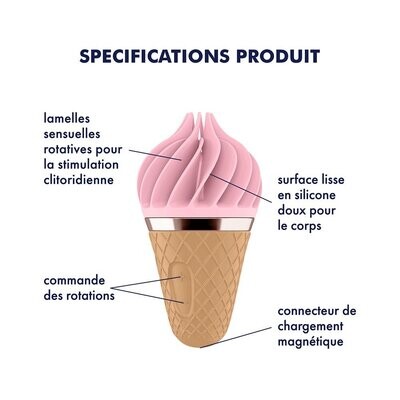 Stimulateur de clitoris USB Sweet Treat Rose Satisfyer