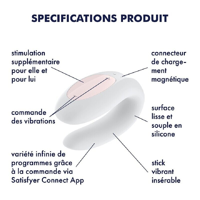 Stimulateur connecté Double Joy Satisfyer