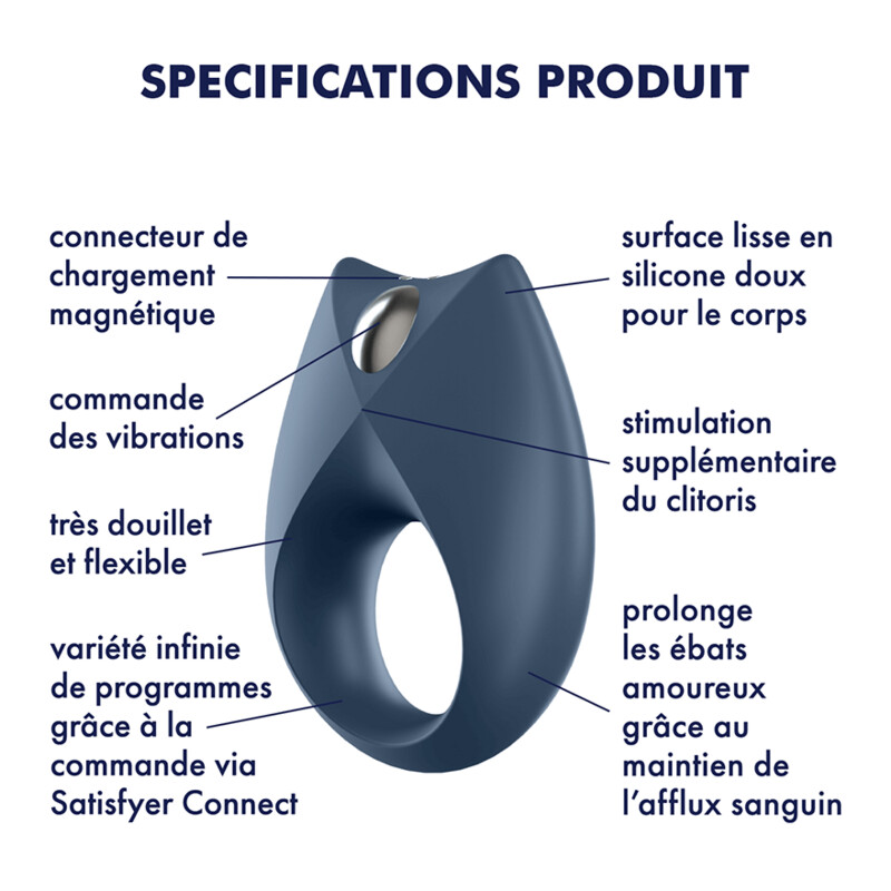 Cockring royal one connecté Satisfyer