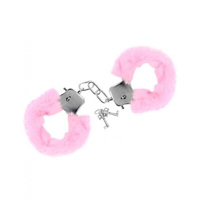 Menottes fourrure de poignets avec sécurité 3 Coloris
