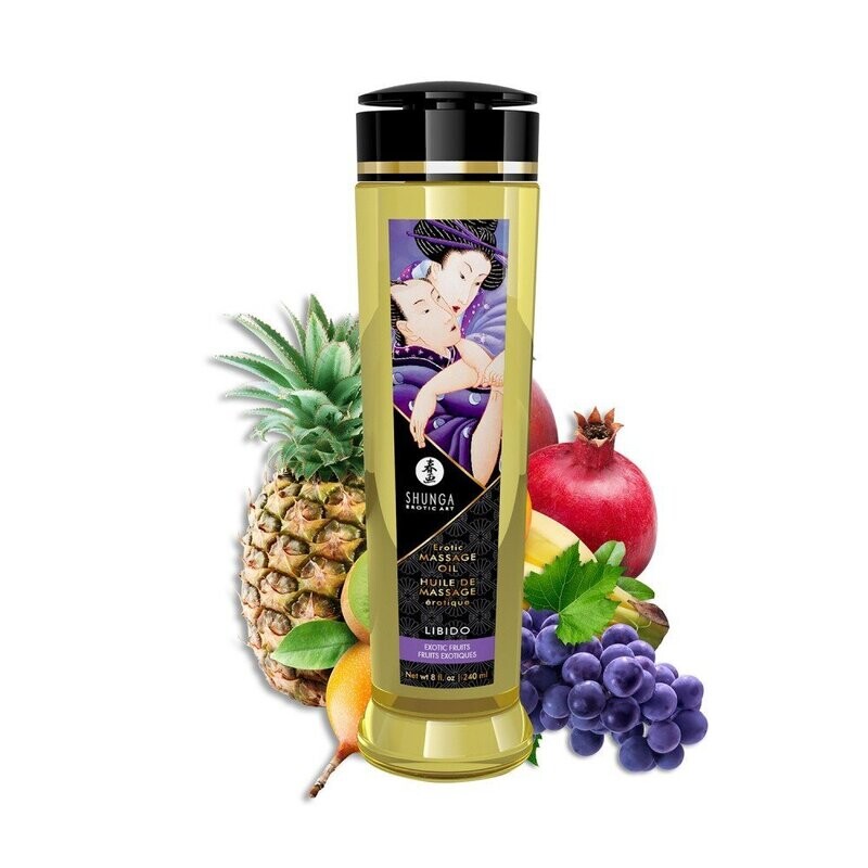 Huile de massage Erotique Shunga 240ml / 16 parfums