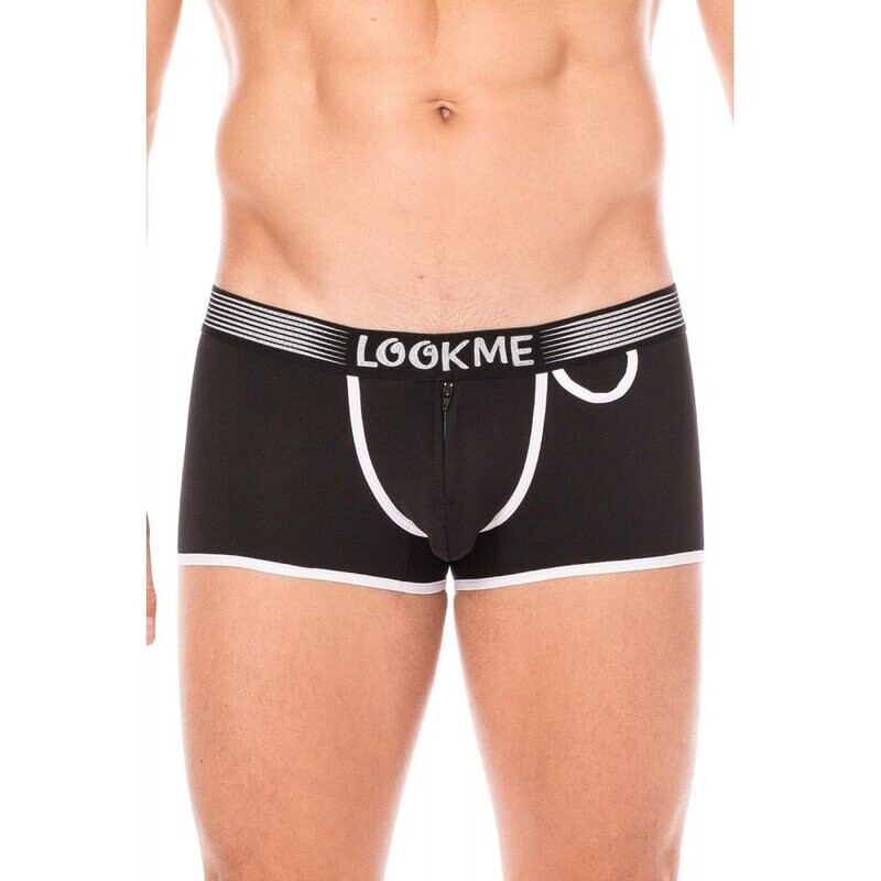 Mini-Pants échancré avec zip 4 Coloris