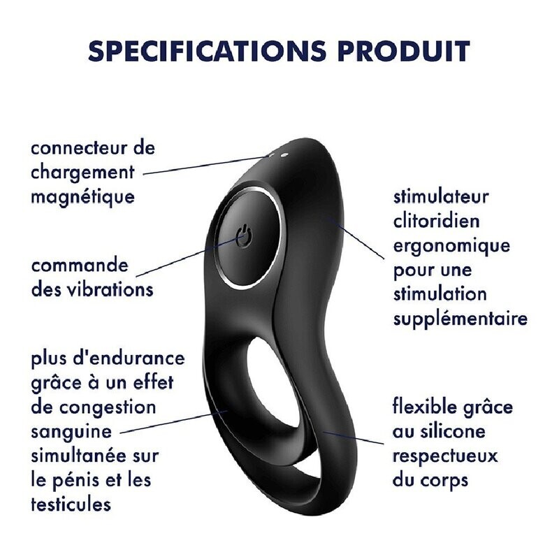 Cockring vibrant USB Legendary Duo Satisfyer