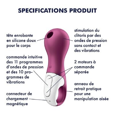 Stimulateur clitoridien Air Pulsé Lucky Libra Satisfyer