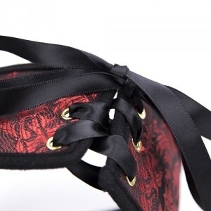 Collier Laisse SCANDAL Rouge