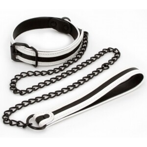 Collier-Laisse fluorescente Glo 75cm