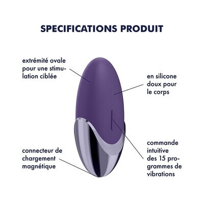 Purple Pleasure Stimulateur clitoridien USB