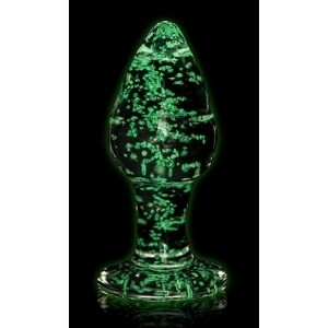Plug en verre Phosphorescent Butt Glow - 3 tailles