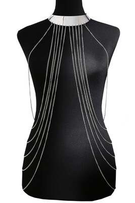 Bijou Tour de cou avec chaines de corps