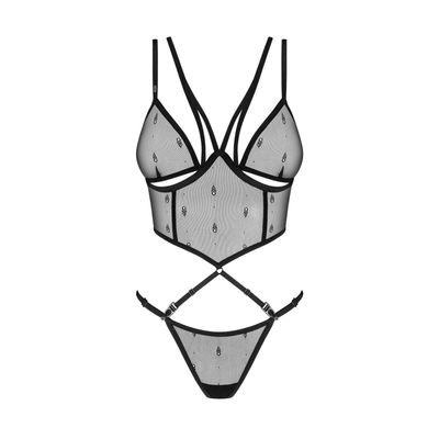 Anniverse special top et string - Noir