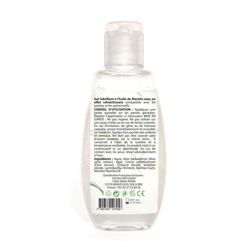 Lubrifiant à base d'eau 100% naturel 90 ml - 13 parfum