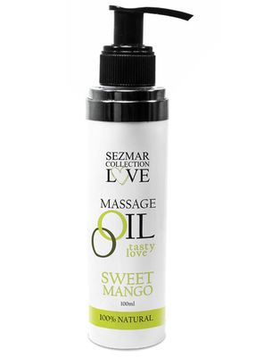Huile de massage comestible 50ml ou 100ml - 10 parfums