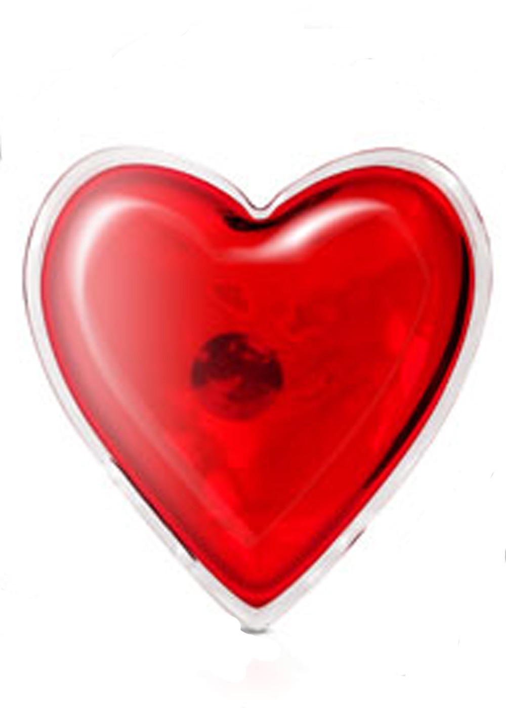 Coeur chauffant pour massage réutilisable