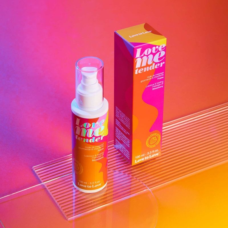 Love Me Tender 100ML huile chauffante comestible 5 Parfums