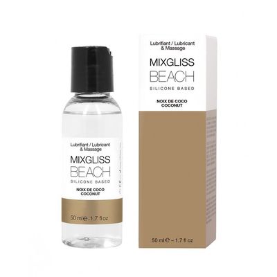 2 en 1 Lubrifiant et huile de massage silicone 50 ML Made in france