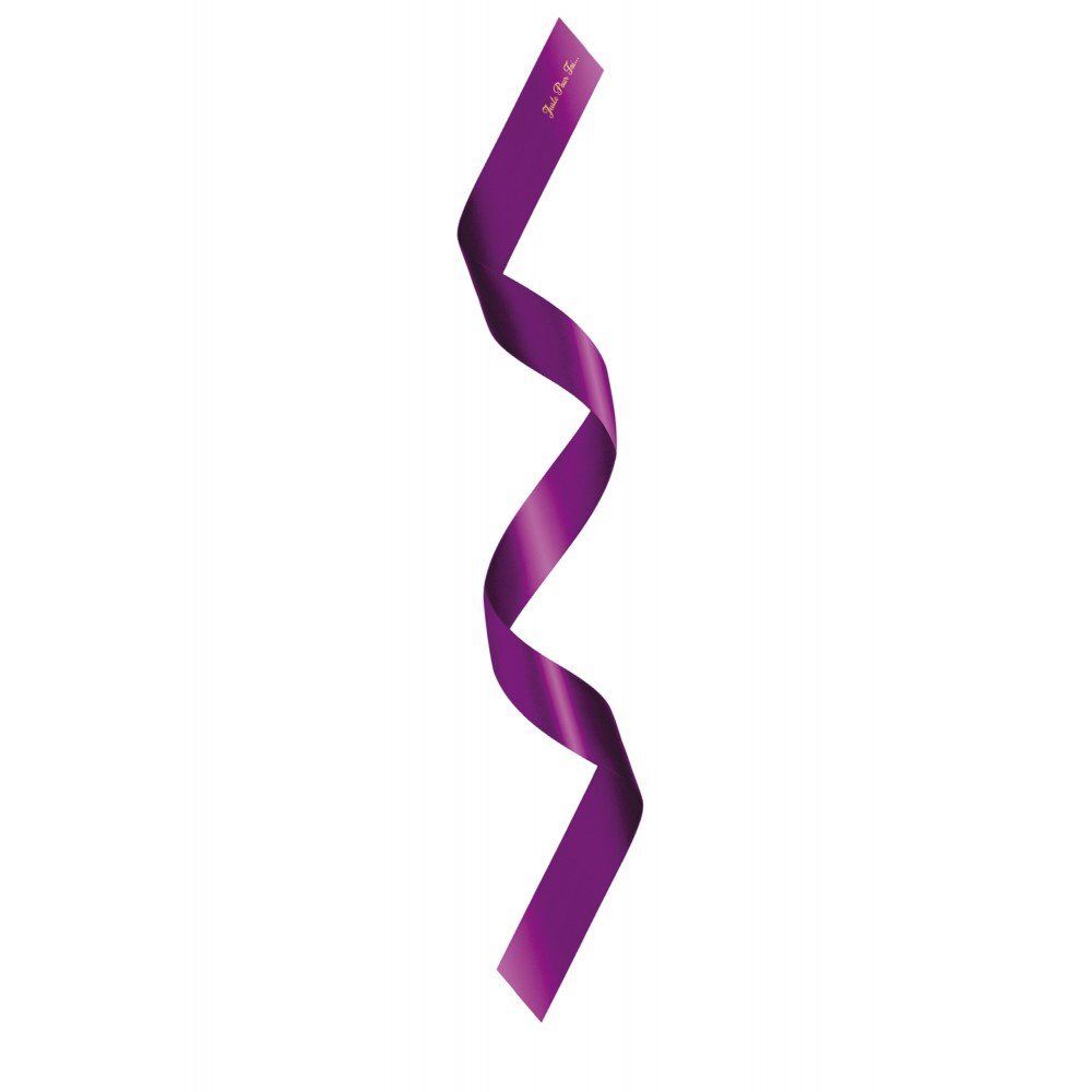 Bandeau satiné violet ou noir pour les yeux