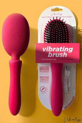 Brosse à cheveux vibromasseur