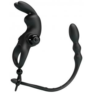 Cockring vibrant + Plug Silicone