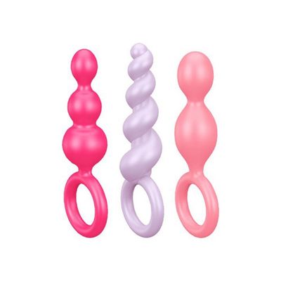 Coffret 3 plugs satisfyer couleur ou noir