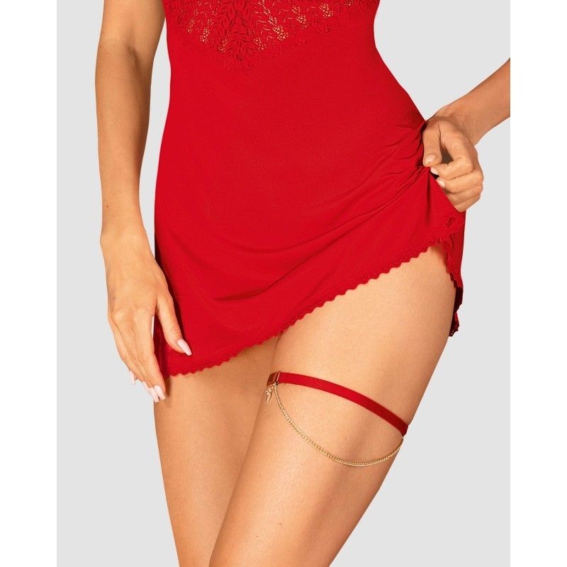 Ingridia jarretière - Rouge