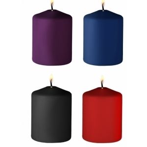 Lot de 4 bougies Tease Candle 24g 3 parfums