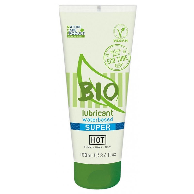 Lubrifiant végétalien Bio à base d'eau 100 ML