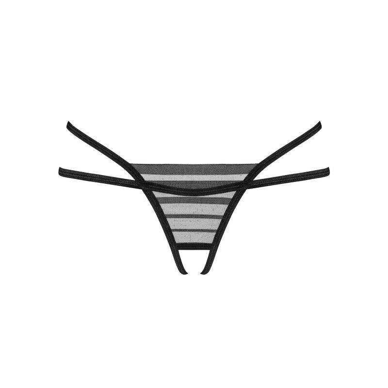 Lune Bellis string ouvert - Noir Exquisite
