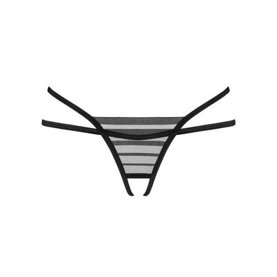 Lune Bellis string ouvert - Noir Exquisite
