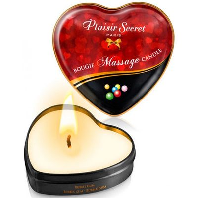Mini bougie de massage boîte cœur 35ml